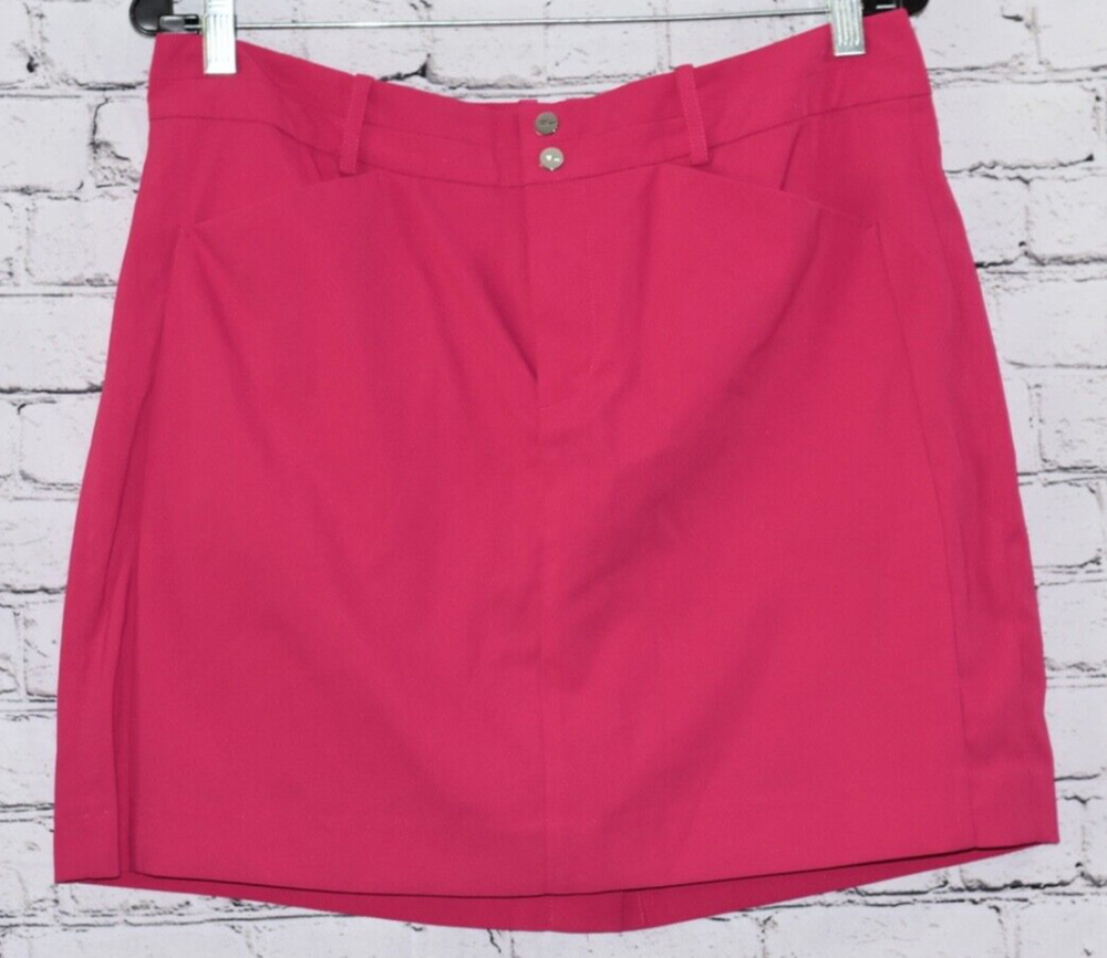 Womens Polo Golf Tennis Ralph Lauren Stretch Sport Tech Skort Skirt Pink Sz 8
